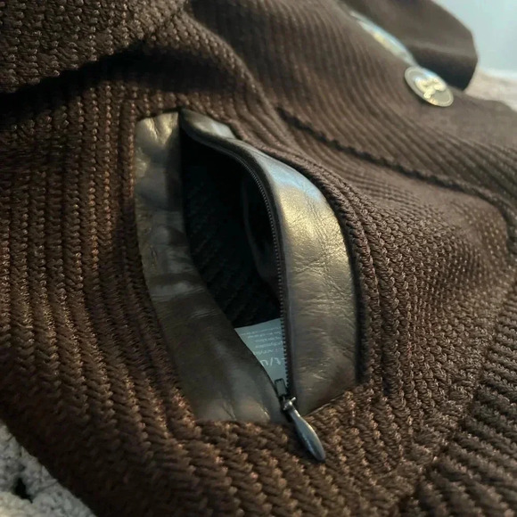 Mackage Wool and Leather Coat Size Large - Picture 6 of 16